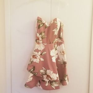 Forever 21 Padded Strapless Plus Size Ruffle Dress